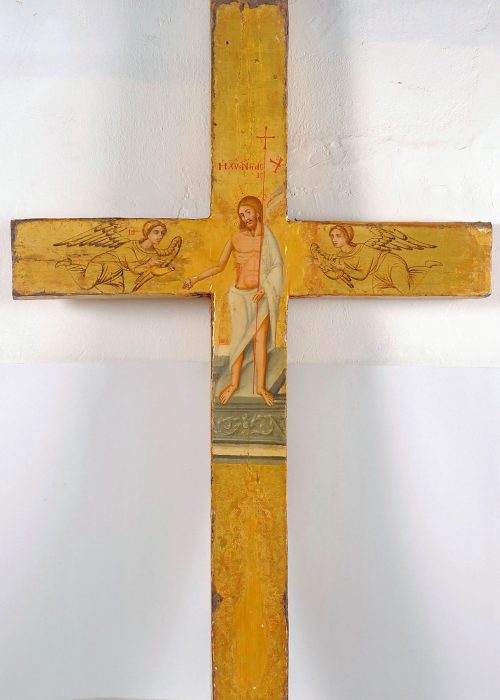 Ο σταυρός της Τόχνης, έργο του Λουκά Τοχνίτη (περί το 1600) (© Ιερά Μητρόπολη Τριμυθούντος)